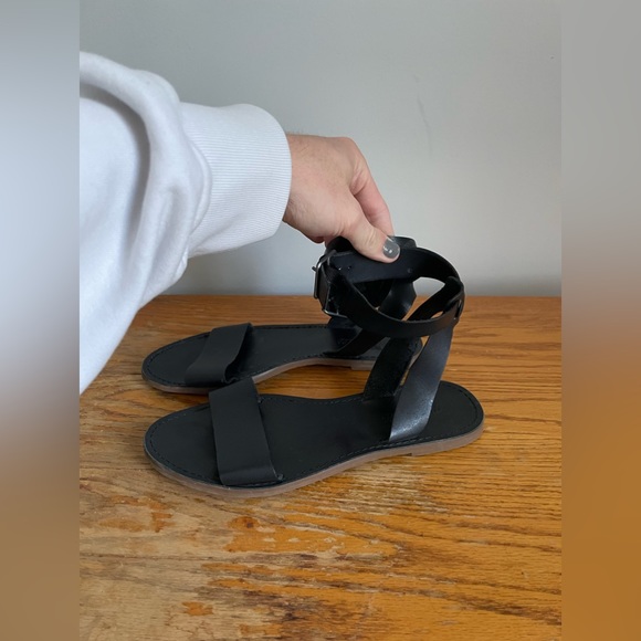 Madewell The Boardwalk Ankle Strap Sandals Womens Size 8.5 - Picture 3 of 6